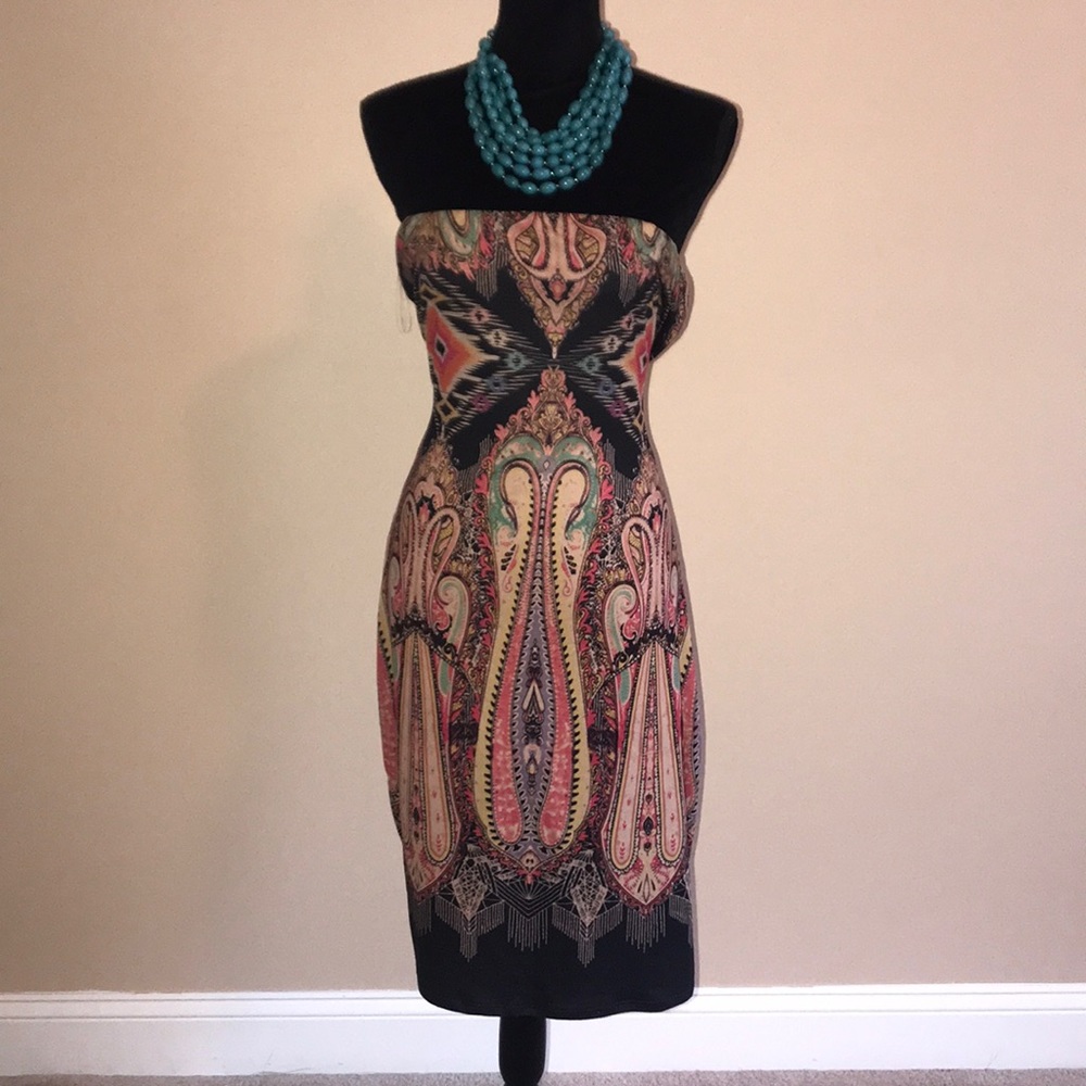 Fashion Nova Strapless Midi